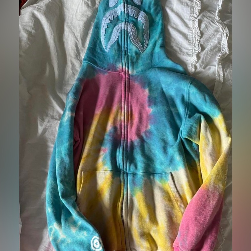 Bape Hoodie Tye Dye Multi Color | Open to offers
